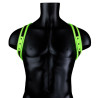 Ouch! Glow Harnais phosphorescent Sling Glow Noir-Vert Néon